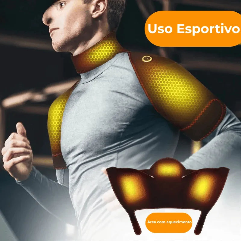 Massageador para Pescoço e Ombros com Aquecimento - HeatRelax