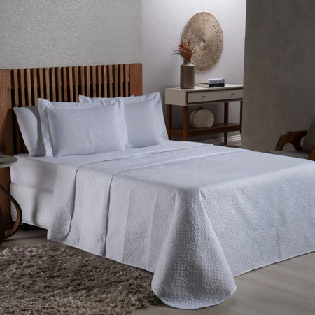 Colcha Cobre Leito Cama Solteiro Casal Queen Cores Lisas - Avulso