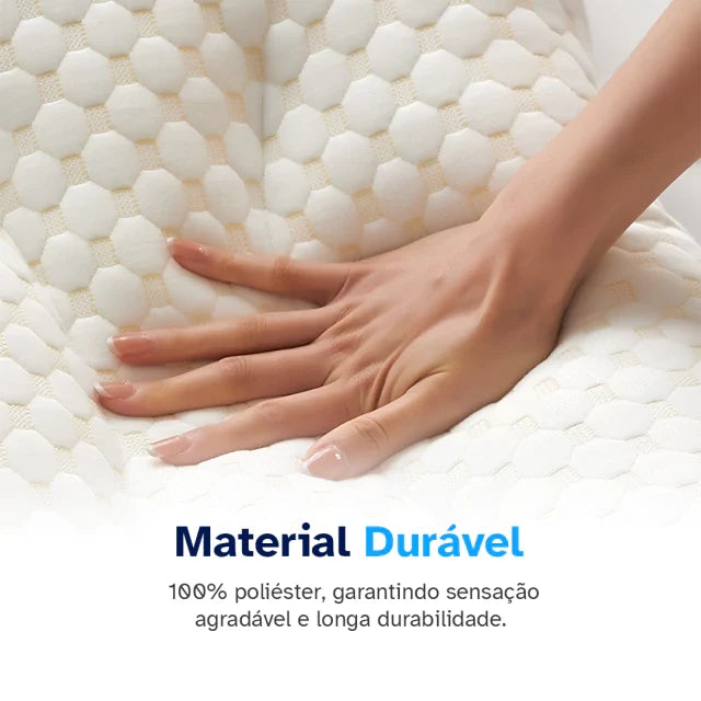 Travesseiro Ortopédico Ergonômico Sono Perfeito OrtoComfort