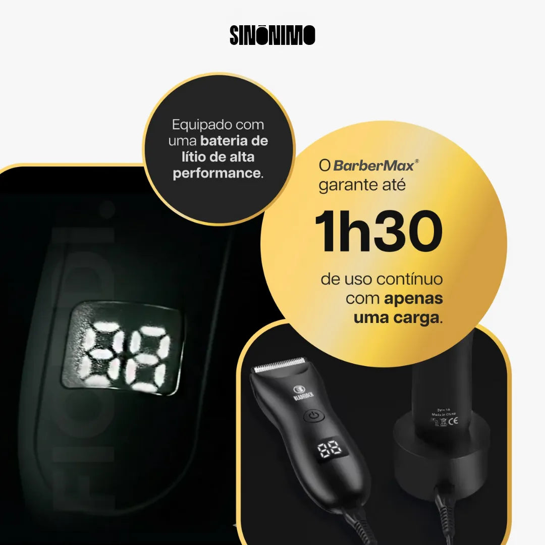 BarberMax® Barbeador Profissional Premium