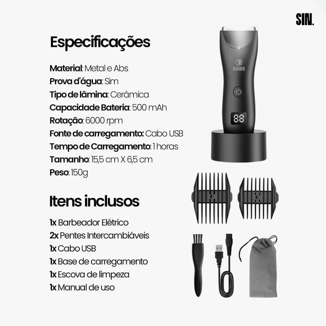 BarberMax® Barbeador Profissional Premium