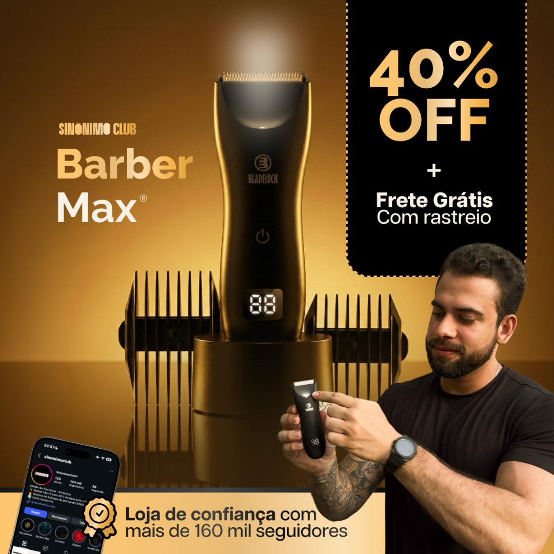 BarberMax® Barbeador Profissional Premium