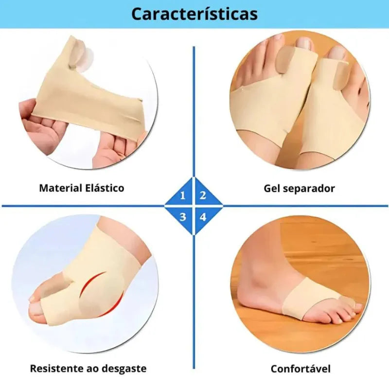 Corretor de Joanete Ortopédico de Silicone ComfortFoot™