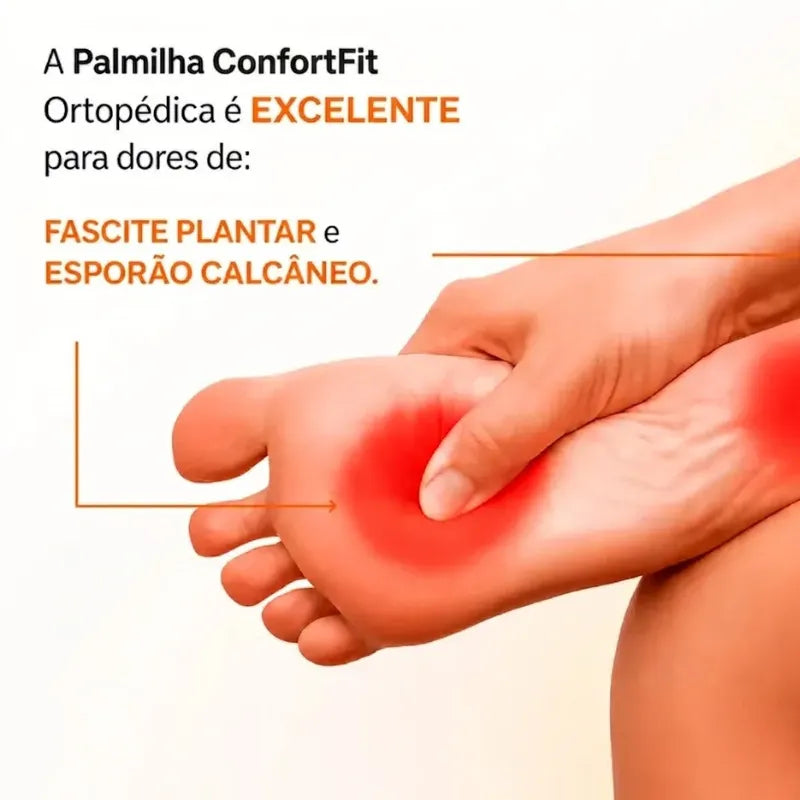 Palmilha Ortopédica Para Esporão - ConfortFit