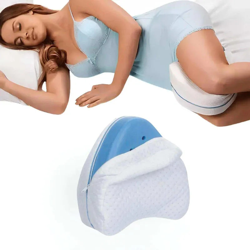 Travesseiro Ortopédico Ergonômico para Pernas e Joelhos - Compre 1 Leve 2