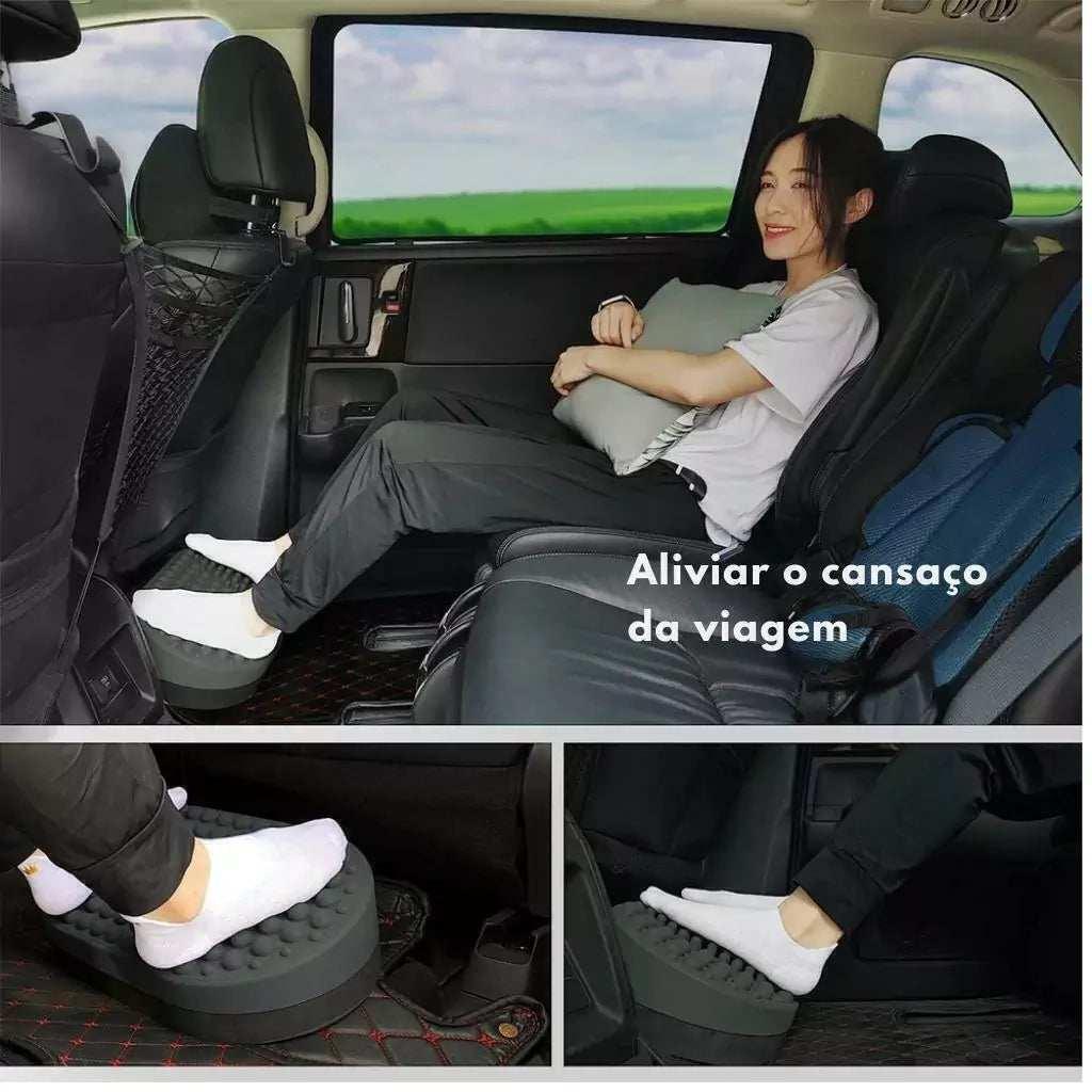 Descanso Massageador Ergonômico para Pés com Estimulação por Acupressão