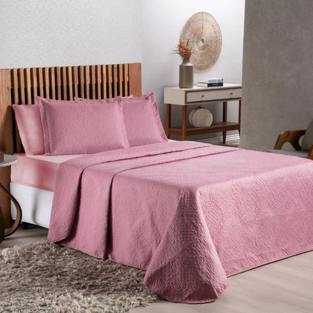 Colcha Cobre Leito Cama Solteiro Casal Queen Cores Lisas - Avulso